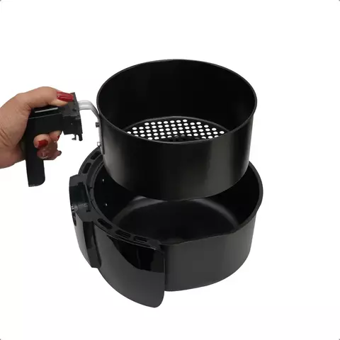 Fritadeira Air Fryer Tronos AF4001 3L (2,6L Cesto) 1400W 220V Preta Box - Imagem 4