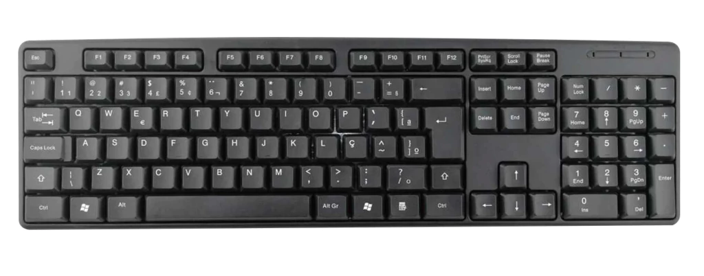 Teclado USB BrazilPC BPC-8236 Comum Preto 1,3m Box