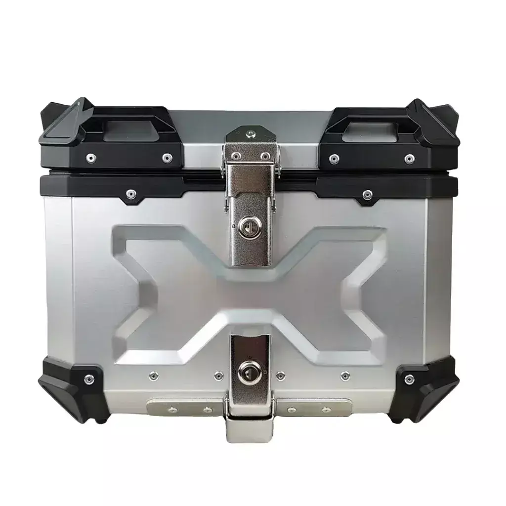 Baú Moto Traseiro 55L-T-X Alumínio Tronos Box